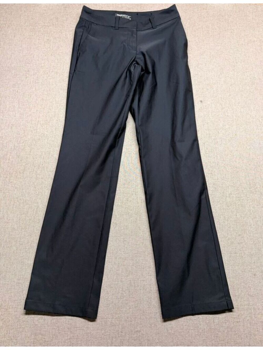 Nike Golf Dri-FIT Womens Pants Size 2 Black Straight Leg Stretch Golf Trousers